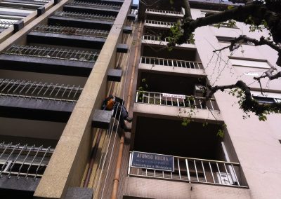 Braga | Mudança de Tubos de queda em fachada de edifício