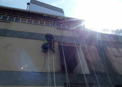 Braga | Preparação de fixações em fachada