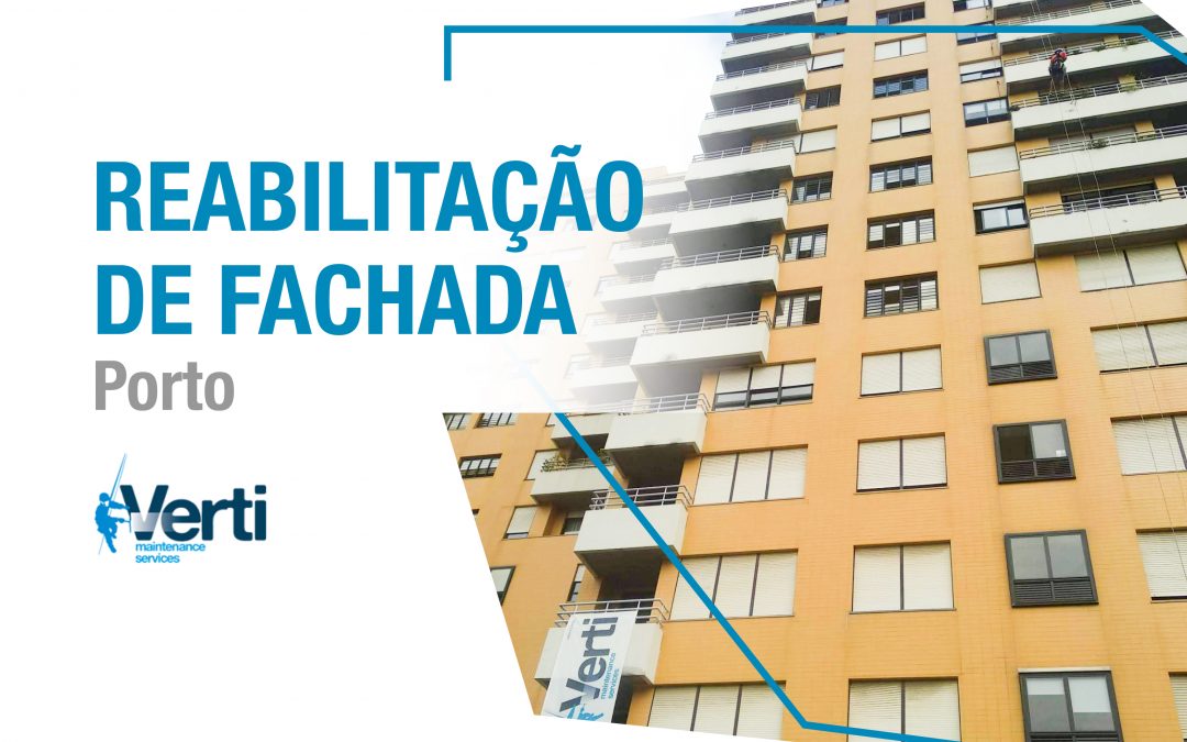 Reabilitação de fachada no Porto