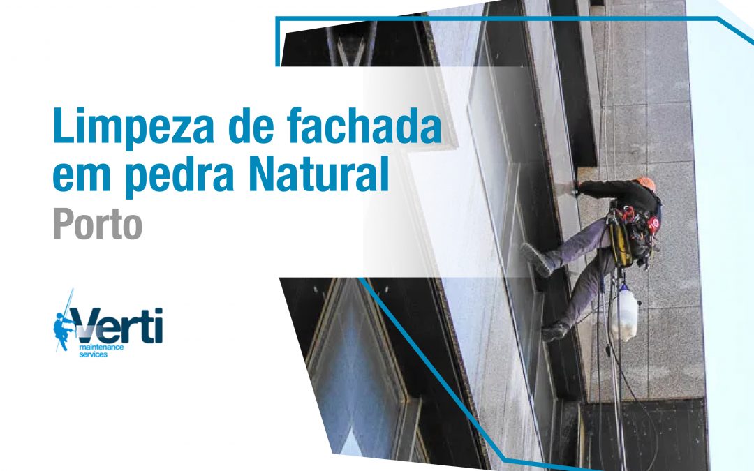 Limpeza de fachada  em pedra Natural – Porto