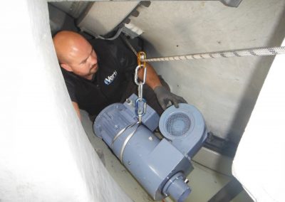 Algarve | Substituição de motores em rotor de turbina eólica