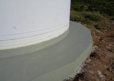 Parque Eólico em Teixeiró | Impermeabilização de parte superficial de fundações de Torre Eólica